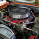 The engine bay after Gondyke made some key upgrades.
